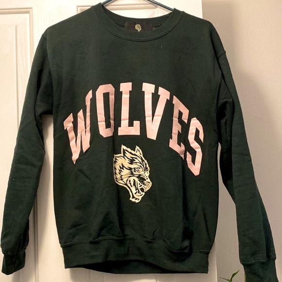 Darc Sport Tops - Darc Sport Green and Pink She Crew Neck